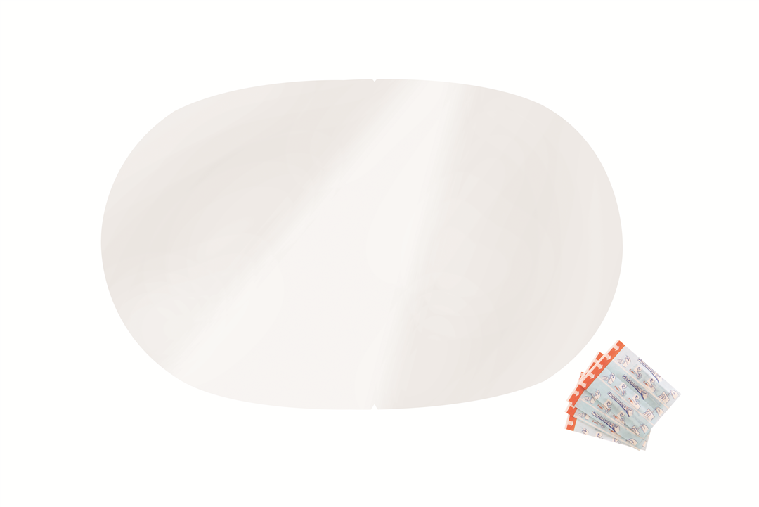 Set anti-scratch visor CPS (10)