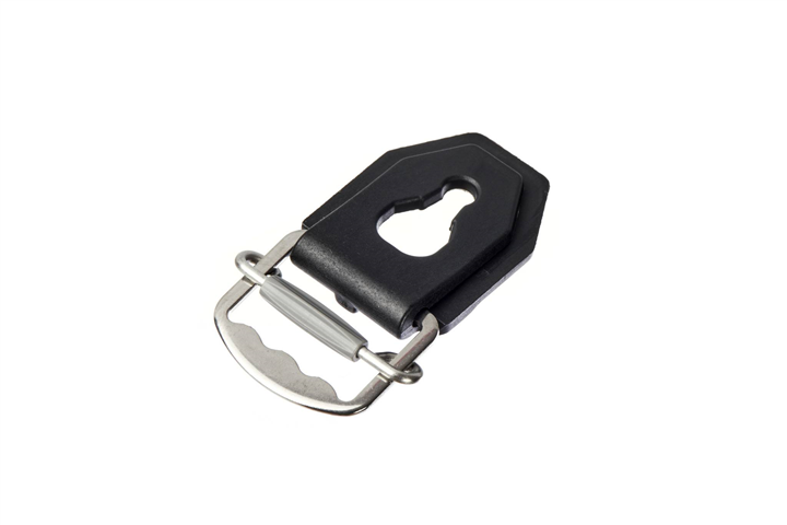 Roller buckle grey, cpl.