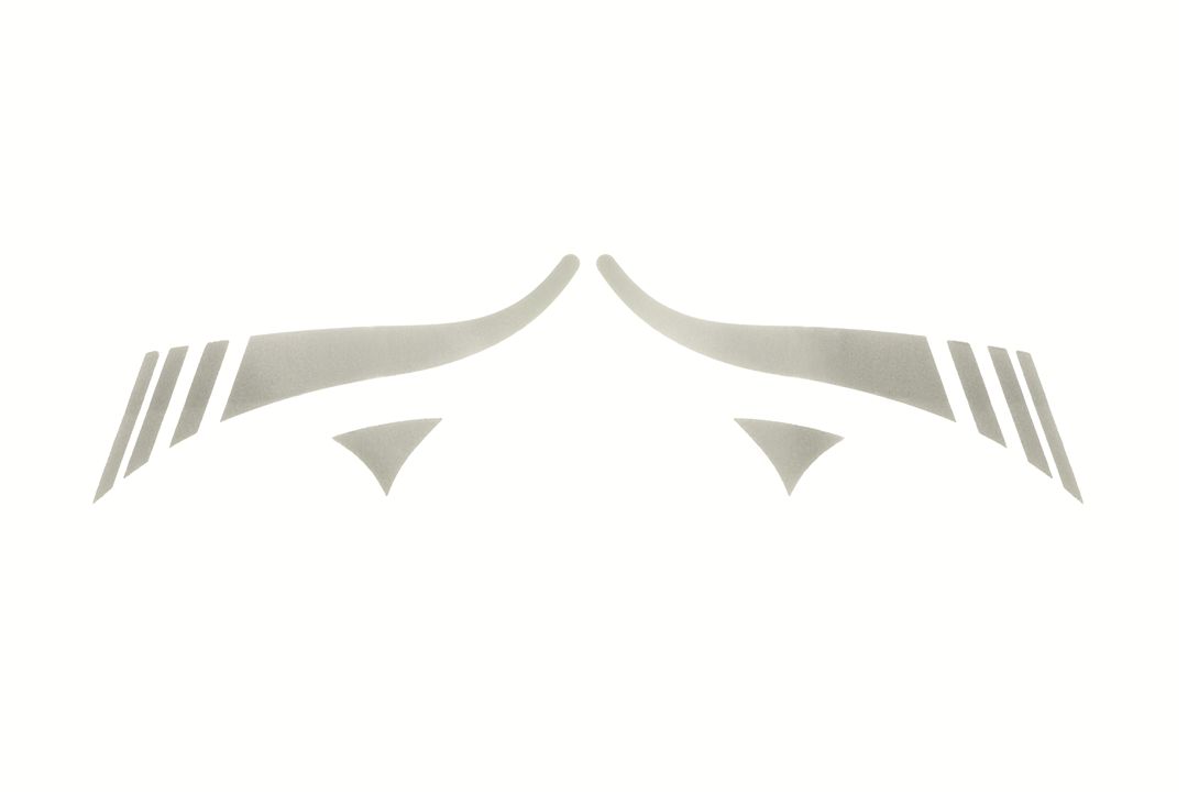 HPS 7000 label set "trail" silv/white