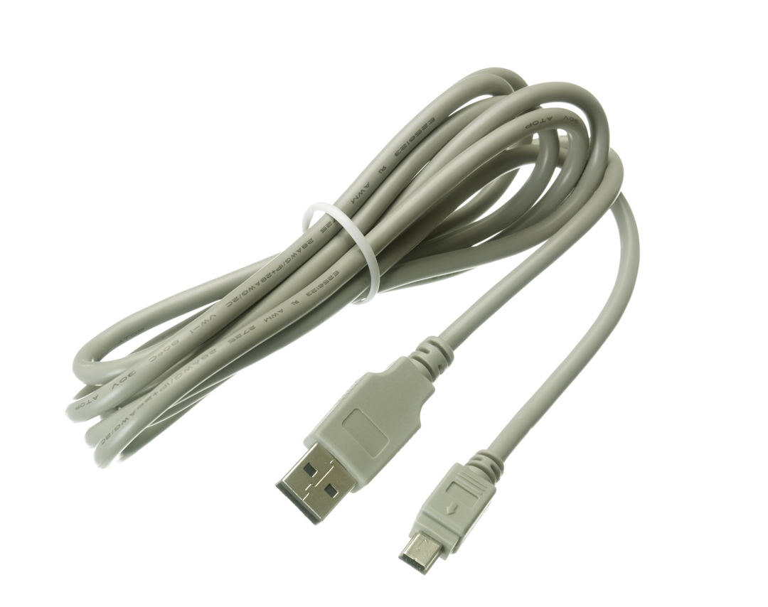 USB 2.0 cable A/micro-B, 1.8 m, low res.