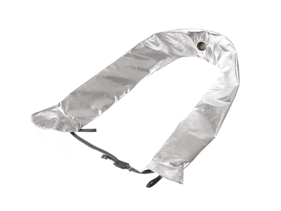Heat protection for breathing hoses