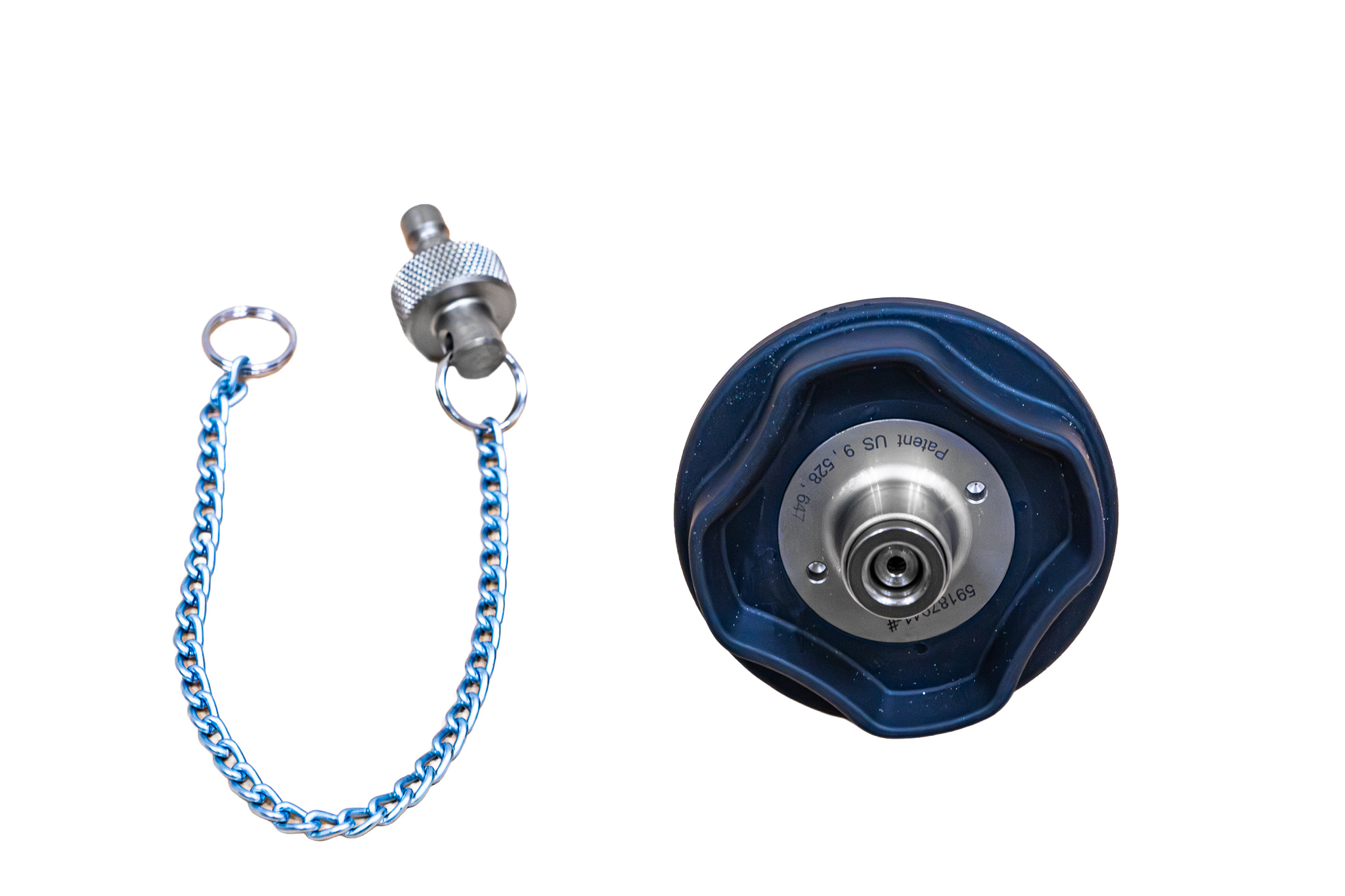 Vuladapter QC 300 bar met afsluitstop