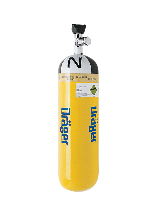 Tlaková láhev na vzduch 3,0 l / 200 bar, ocelová