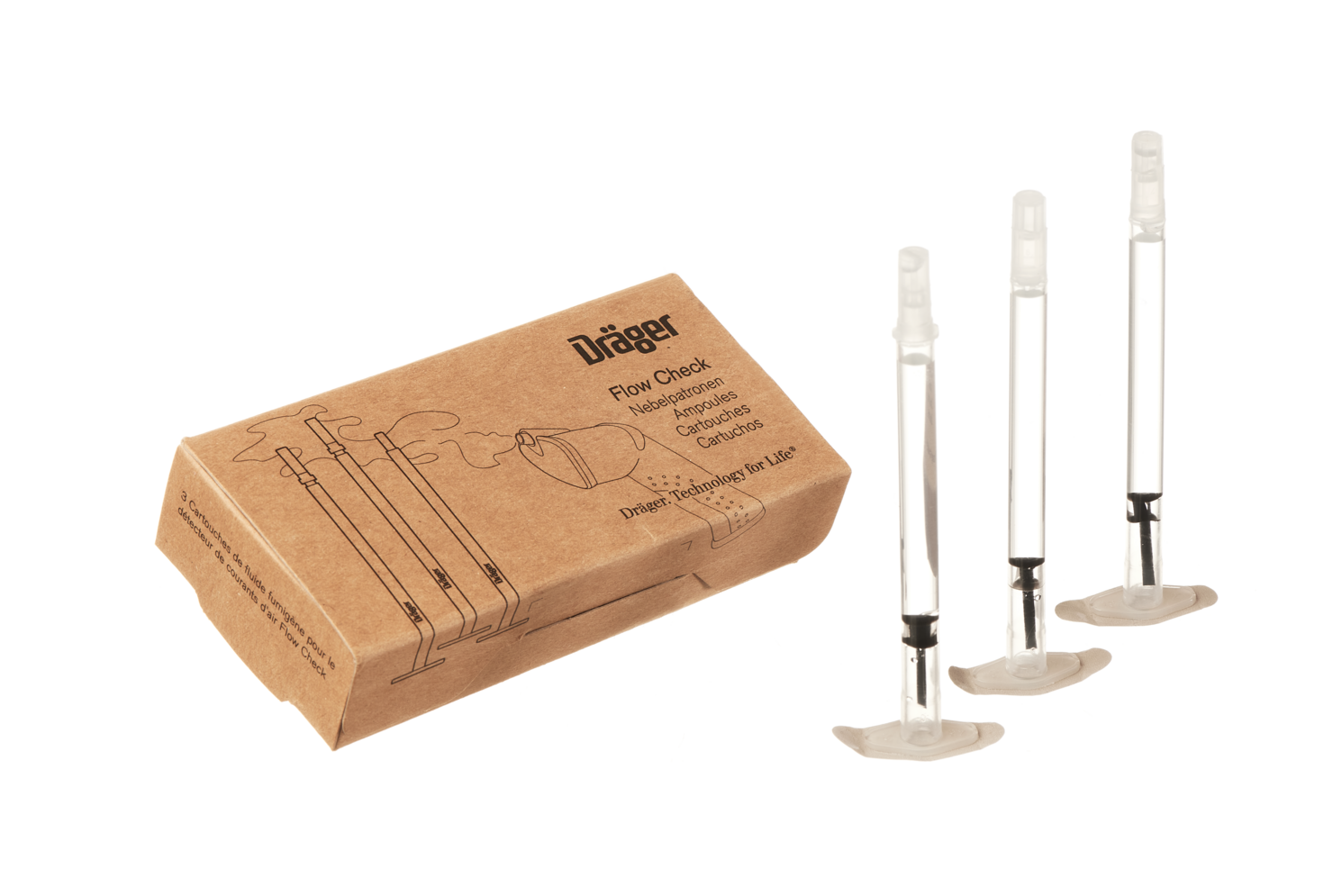Nevelpatroon Dräger Flow Check (3 st.)