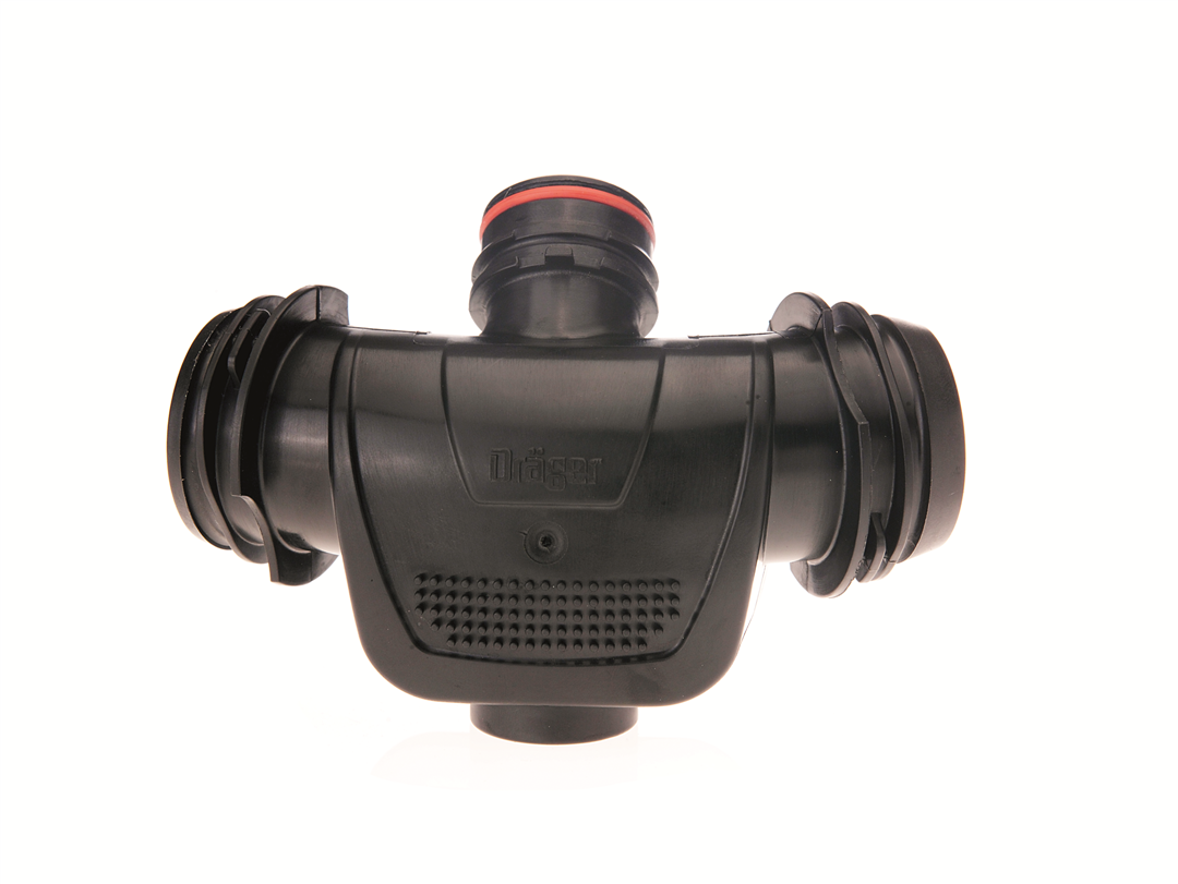 Face piece connector,cpl. w. water trap